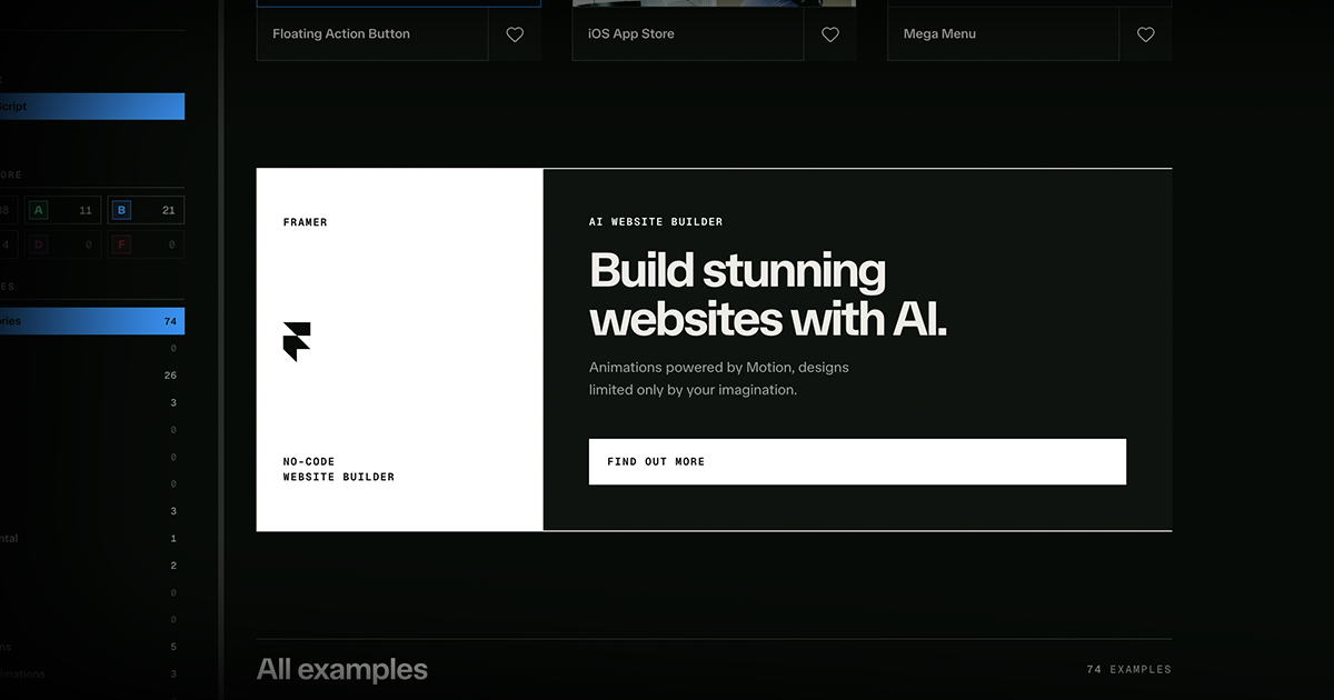 Examples homepage takeover placement example