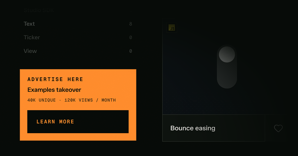Examples takeover placement example