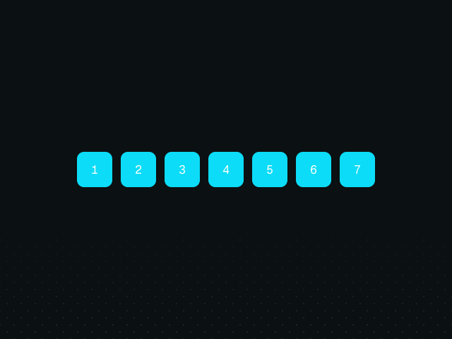Stagger from edges animation example