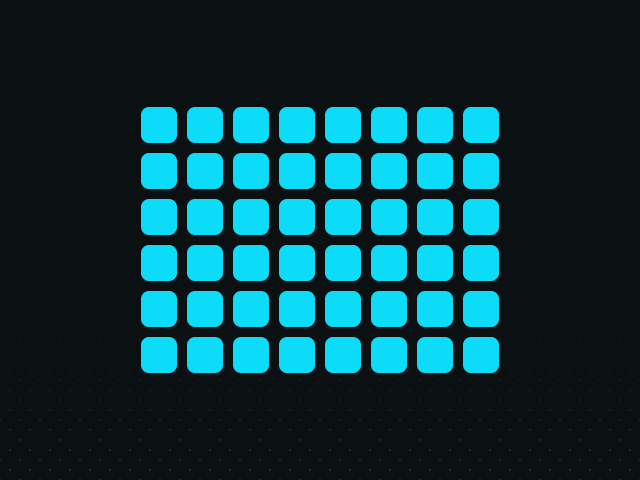 Grid stagger animation example