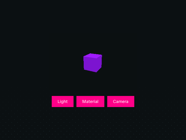 vgpu cameras, lights and controls animation example