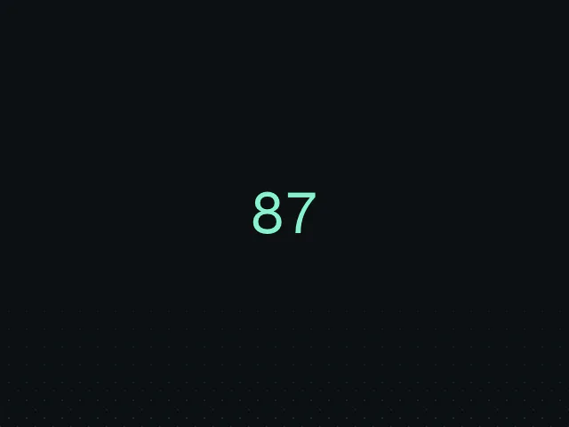 HTML content animation example