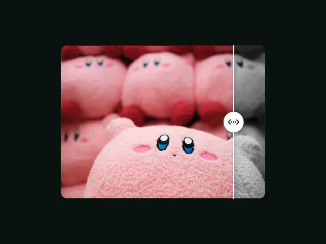 Image reveal slider animation example