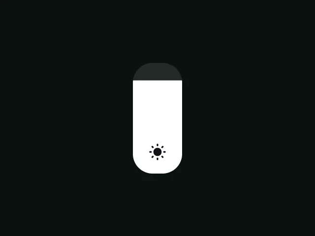 iOS slider animation example