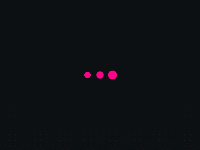 Loading: Pulse dots animation example