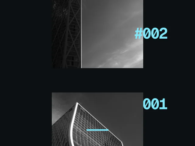 Parallax animation example