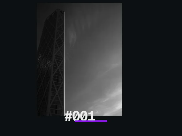 Scroll pinning animation example