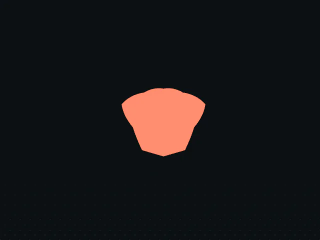 SVG path morphing animation example