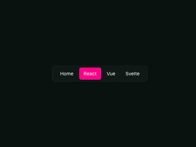 Tab select animation example