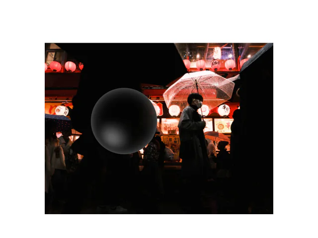 Three.js shader lens animation example