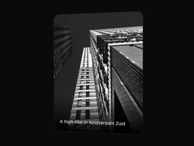 Tilt card animation example