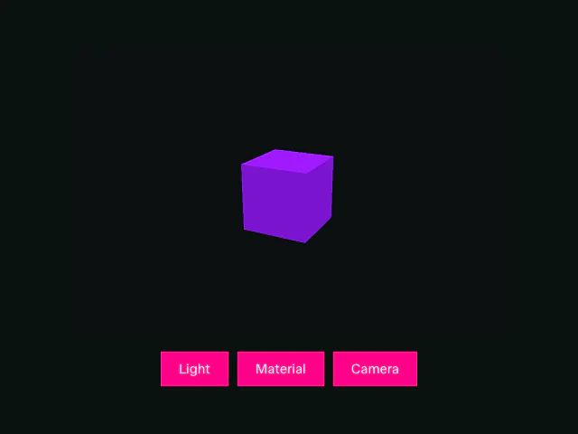 vgpu cameras, lights and controls animation example
