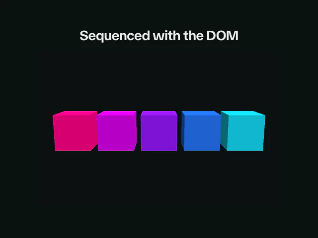 vgpu sequences and stagger animation example