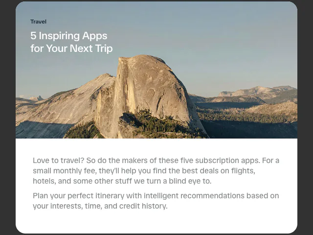 AnimateView: App Store animation example