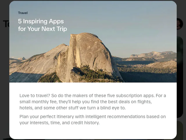 iOS App Store animation example