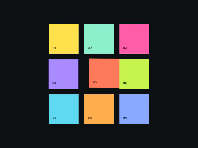 Bobble hover animation example