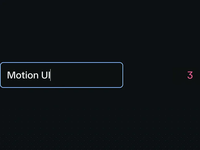 Characters remaining animation example