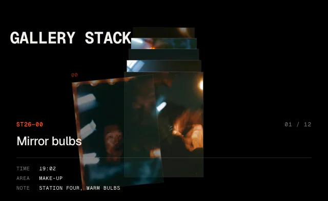 Gallery: Cards animation example