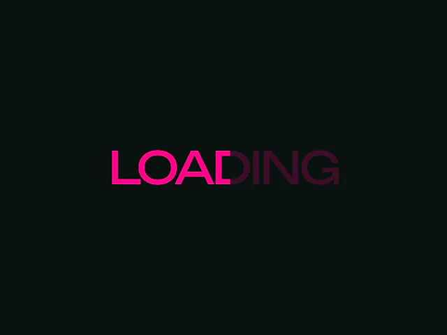 Fill text animation example