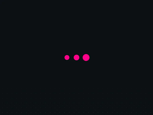 Loading: Pulse dots animation example