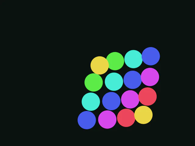 Drag with spring follow animation example
