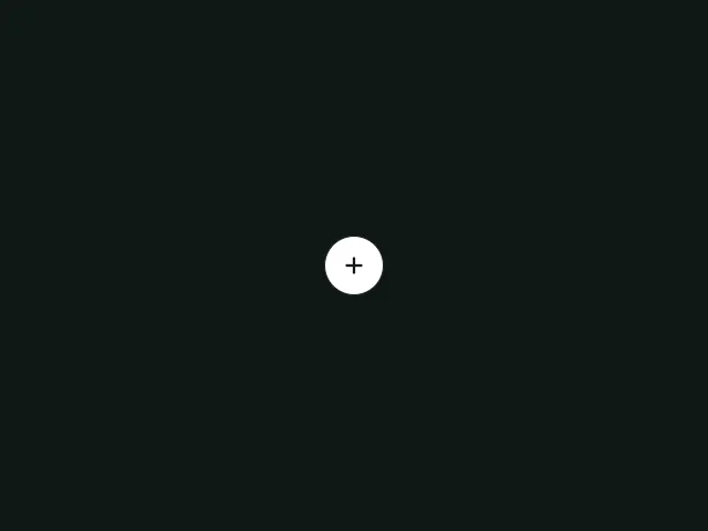 Radial Menu animation example