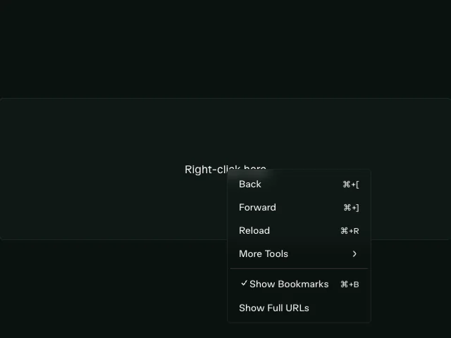 Radix: Context Menu animation example