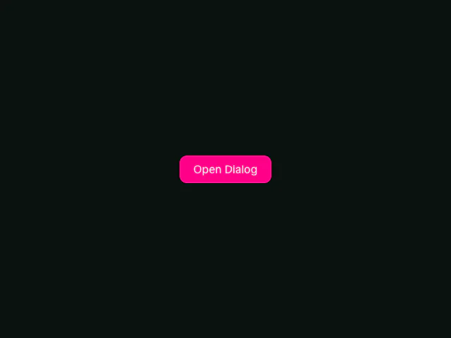 Radix: Dialog animation example