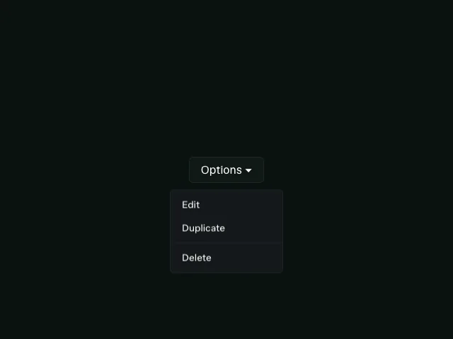 Radix: Dropdown Menu animation example