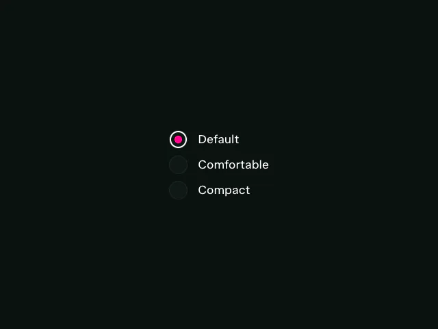 Radix: Radio Group animation example