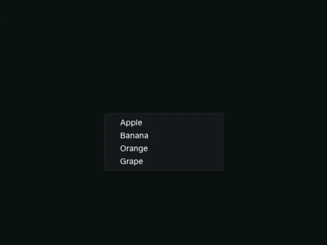 Radix: Select animation example