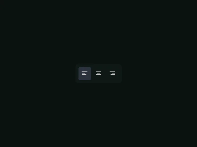 Radix: Toggle Group animation example