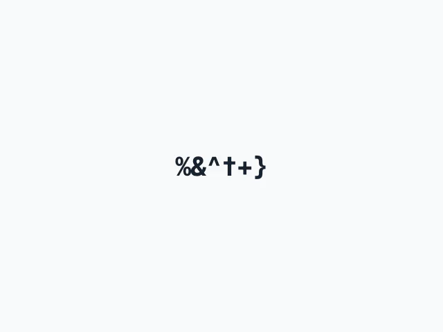Scramble text animation example