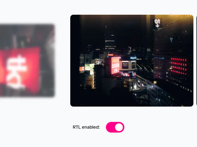 Ticker: RTL animation example