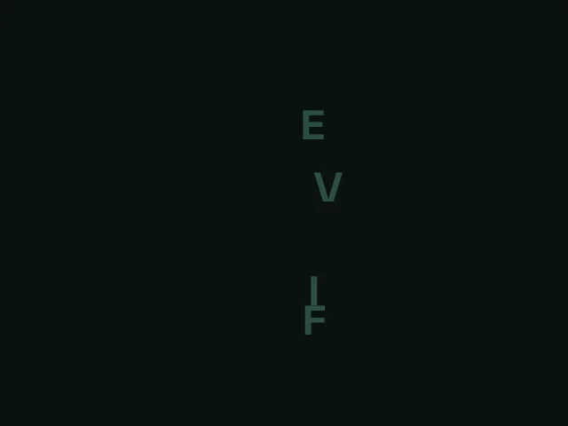 Typewriter: Exploding Countdown animation example