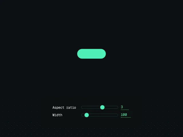 Aspect Ratio animation example