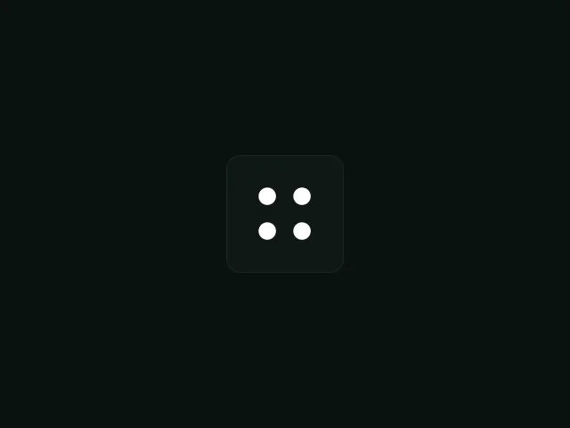 Dots Morph Button animation example
