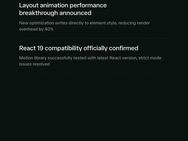 Infinite loading animation example