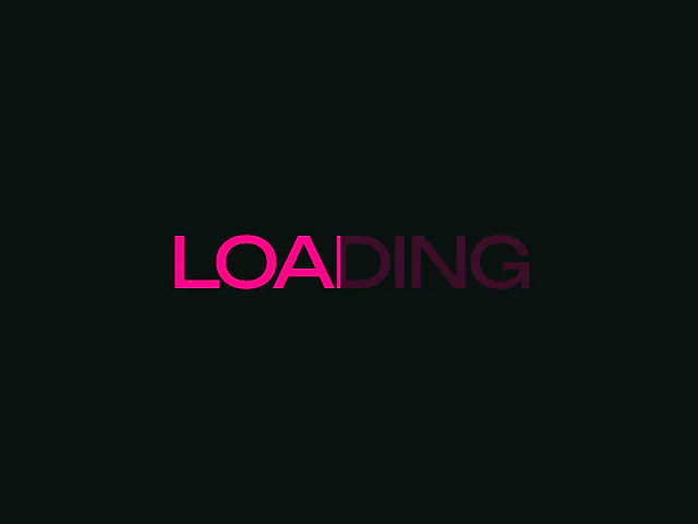 Fill text animation example