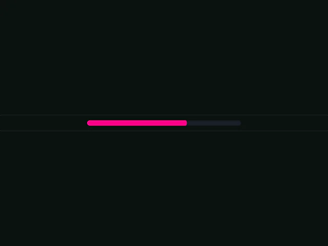 Loading progress bar animation example