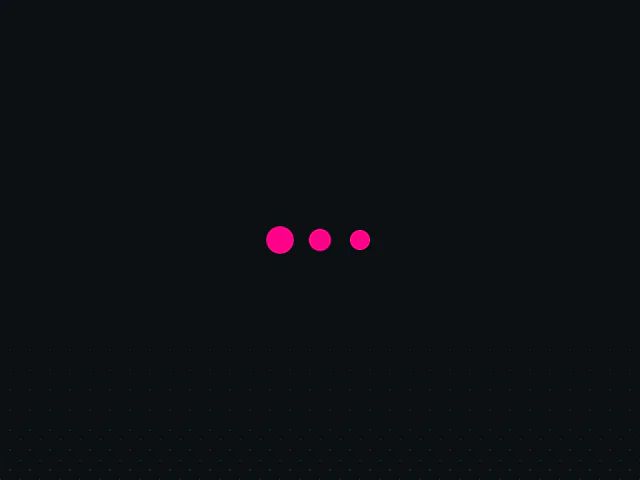 Loading: Pulse dots animation example