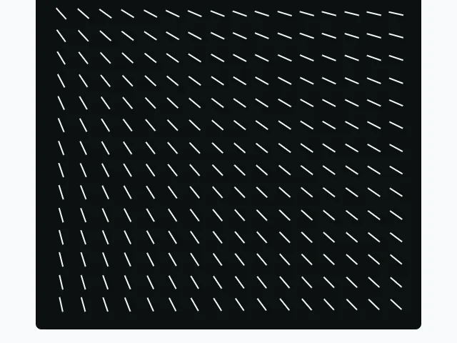 Magnetic filings animation example