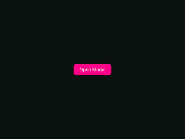 Modal dialog animation example