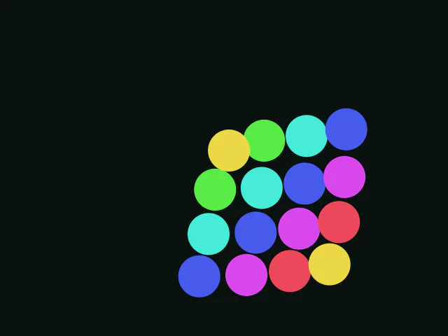 Drag with spring follow animation example