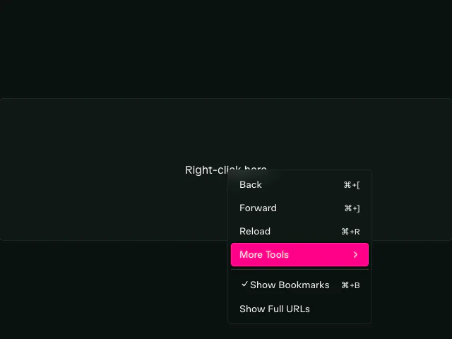 Radix: Context Menu animation example