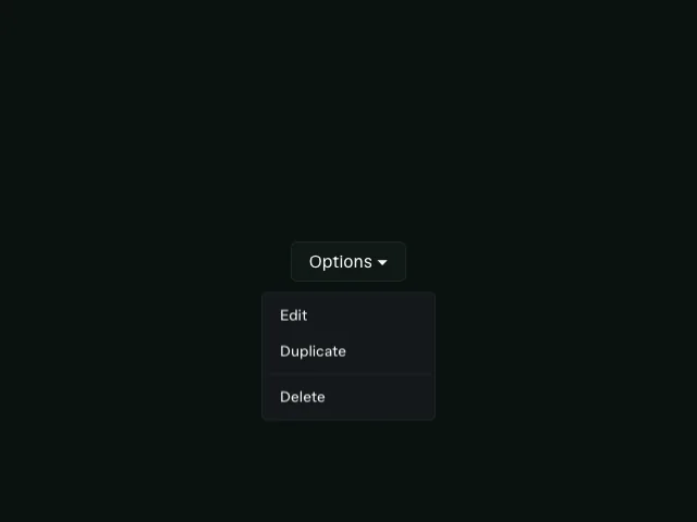 Radix: Dropdown Menu animation example