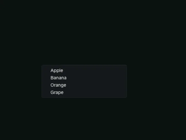 Radix: Select animation example