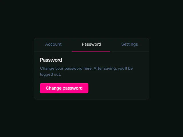 Radix: Tabs animation example