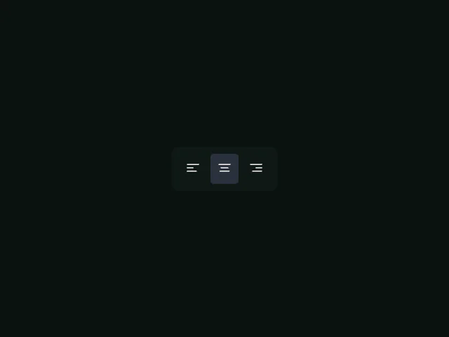 Radix: Toggle Group animation example