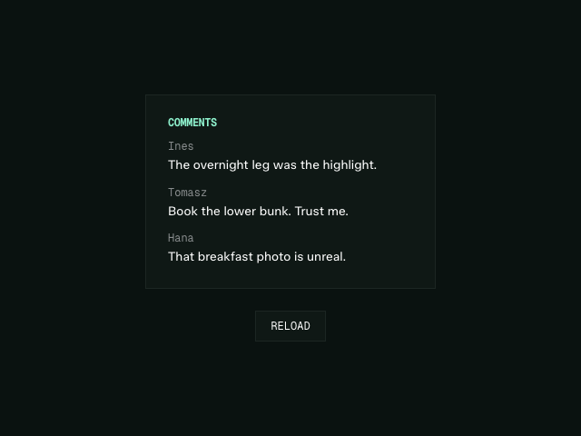 AnimateSuspense: Loading comments animation example